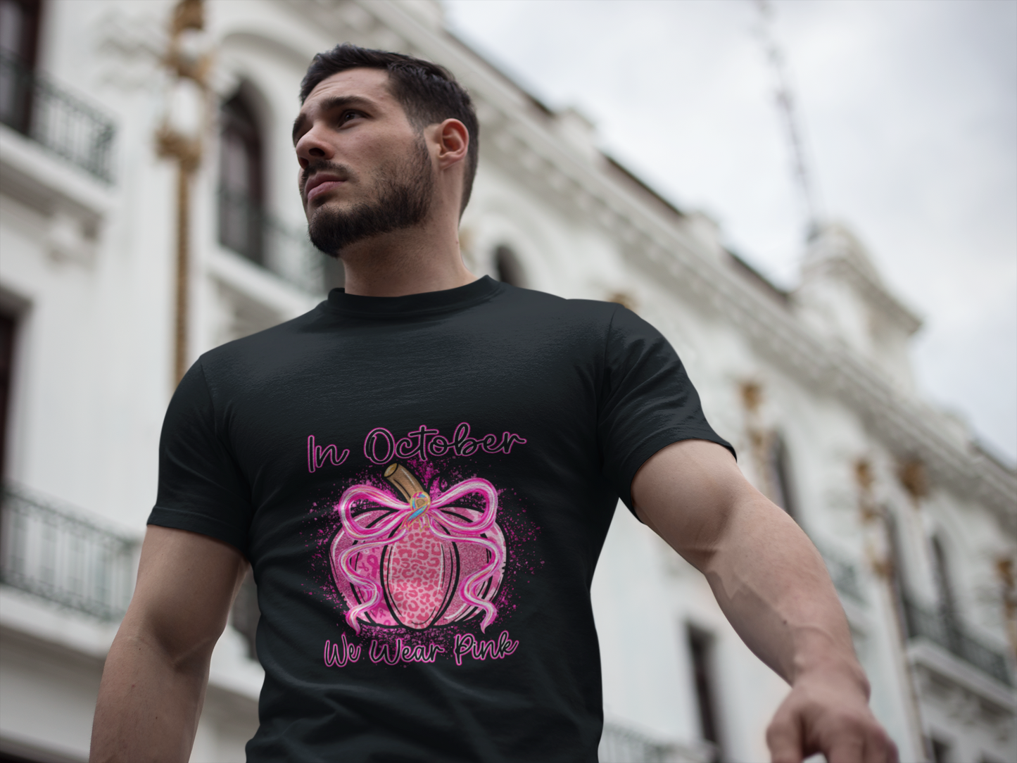 Pink Ribbon Awareness Tee - October Support Shirt, Breast Cancer Awareness Apparel, Gift for Her, Casual Wear, Comfort Tee