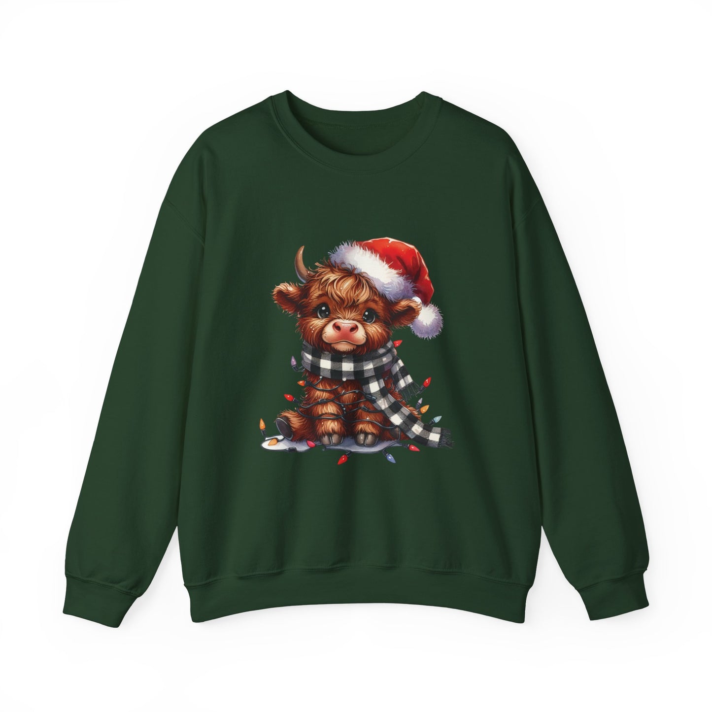 Cute Christmas Cow Sweatshirt