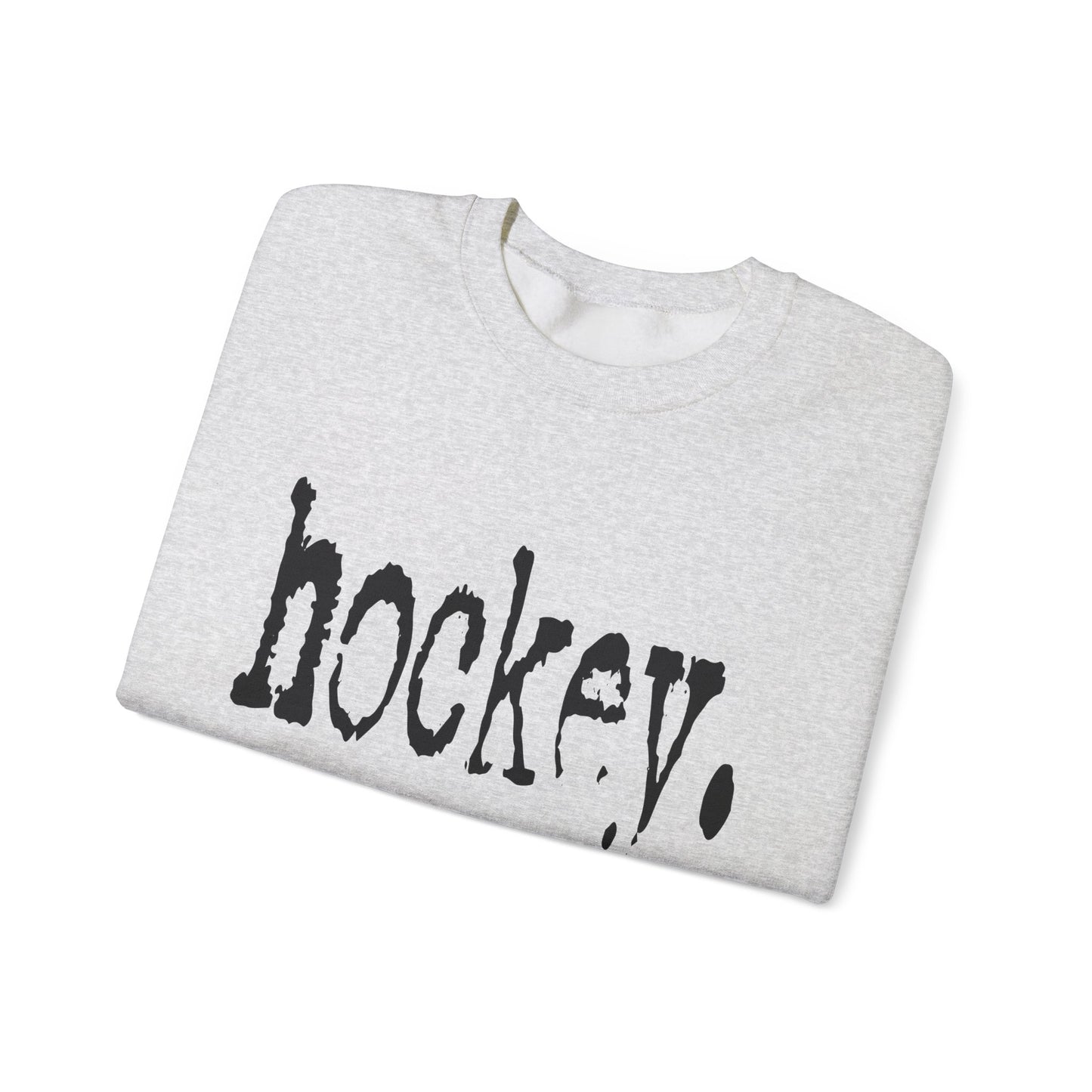 Hockey Sweatshirt, Comfortable Crewneck, Unisex Sports Apparel, Gift for Hockey Fans, Winter Wardrobe Essential