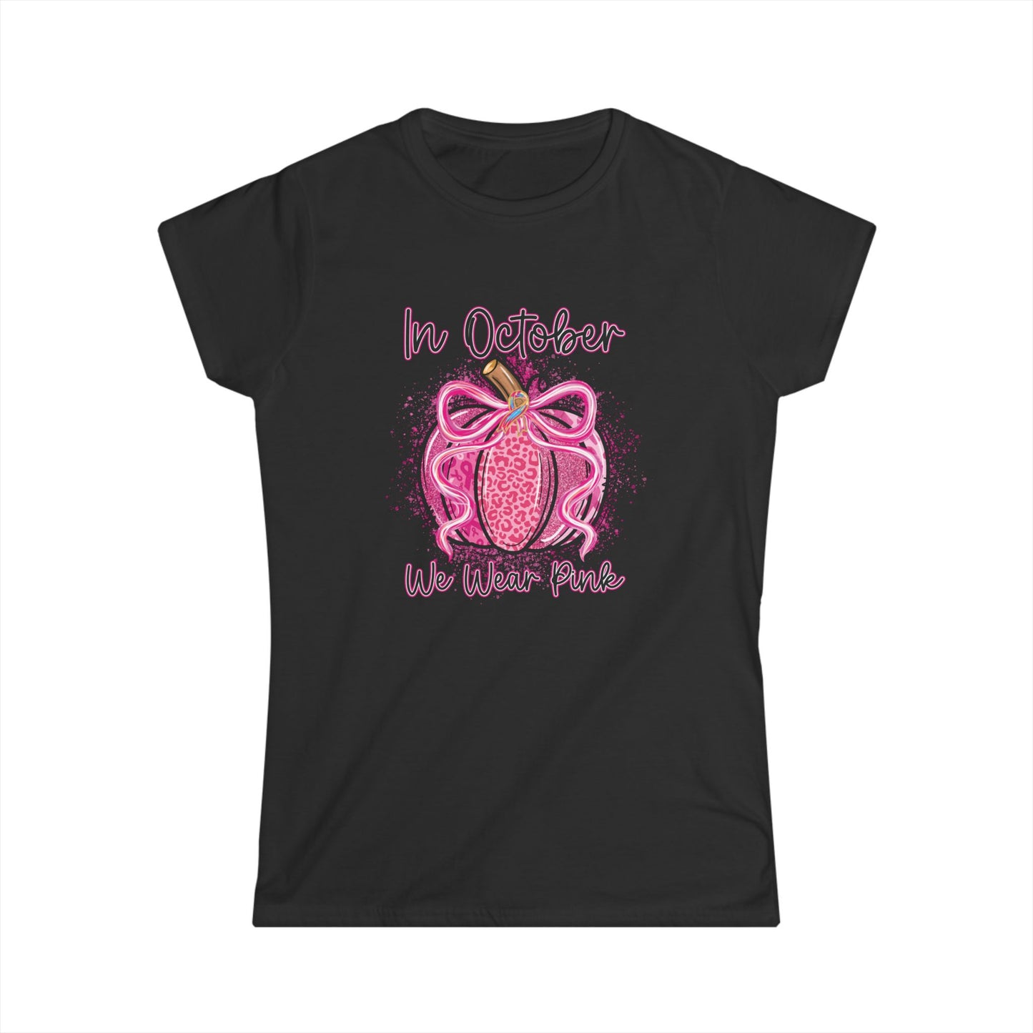Pink Ribbon Awareness Tee - October Support Shirt, Breast Cancer Awareness Apparel, Gift for Her, Casual Wear, Comfort Tee