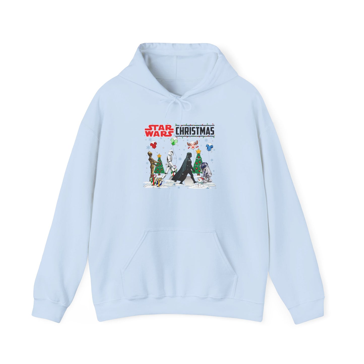 Star Wars Holiday Hoodie — Festive Wampa & Ewok Winter Sweatshirt