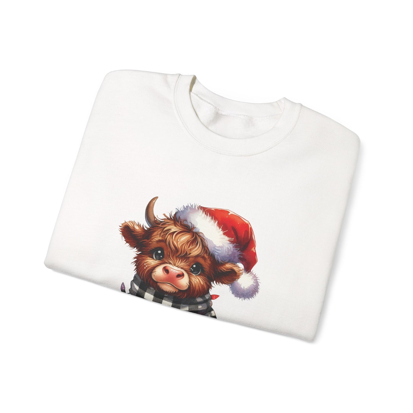 Cute Christmas Cow Sweatshirt