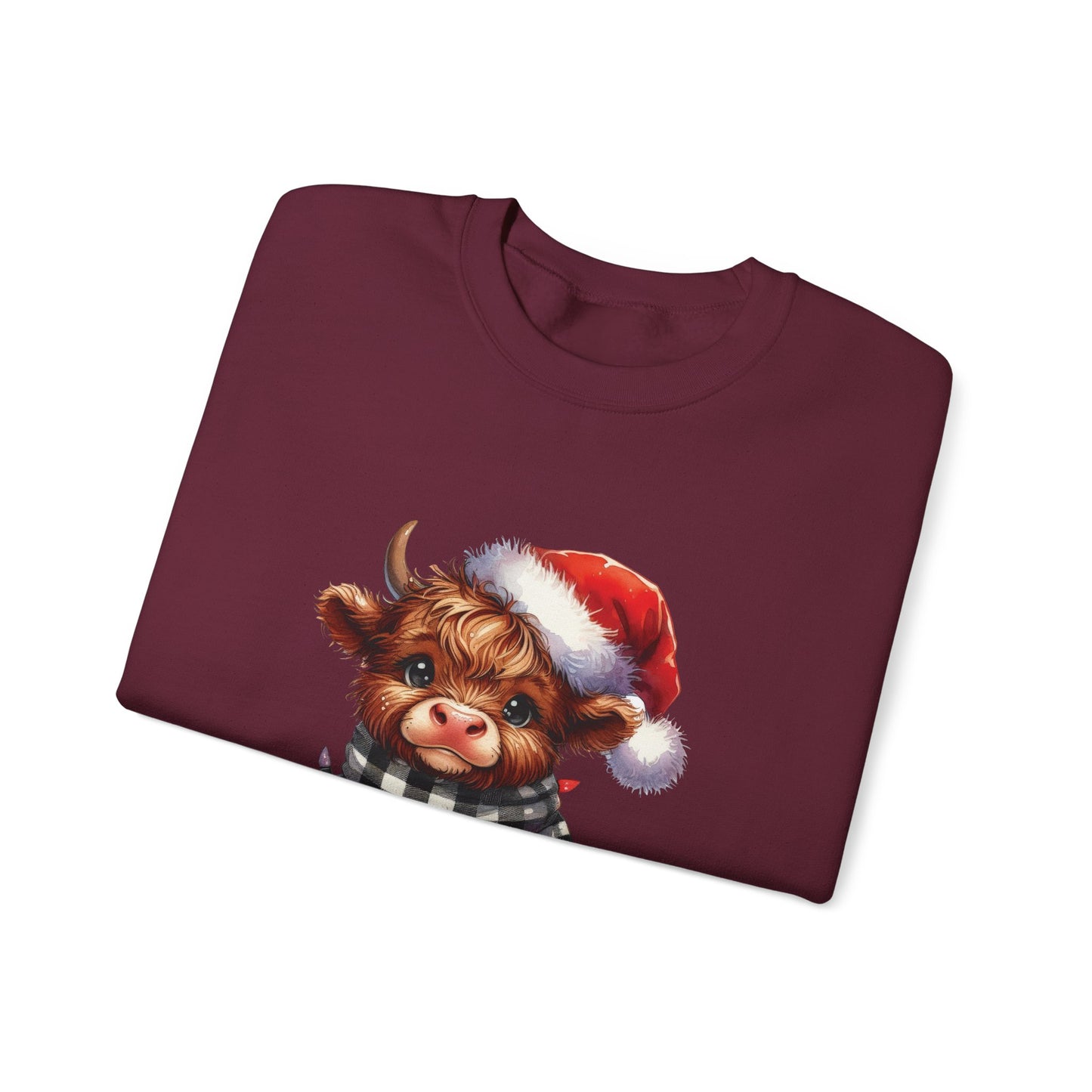 Cute Christmas Cow Sweatshirt