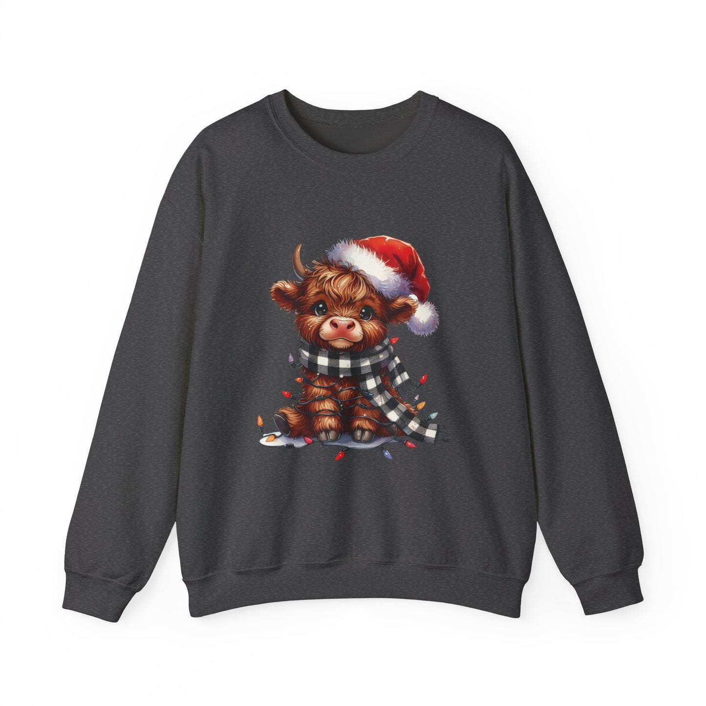 Cute Christmas Cow Sweatshirt
