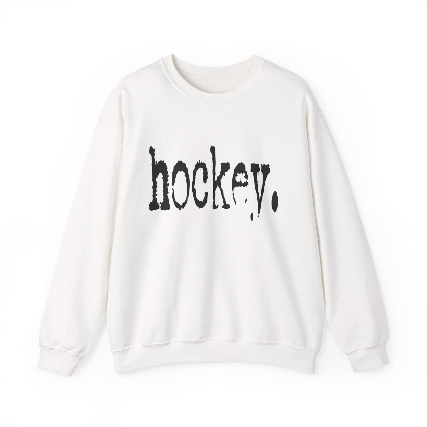 Hockey Sweatshirt, Comfortable Crewneck, Unisex Sports Apparel, Gift for Hockey Fans, Winter Wardrobe Essential