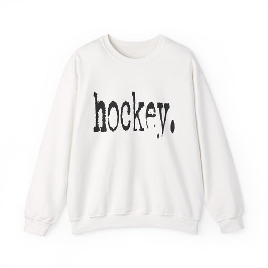 Hockey Sweatshirt, Comfortable Crewneck, Unisex Sports Apparel, Gift for Hockey Fans, Winter Wardrobe Essential