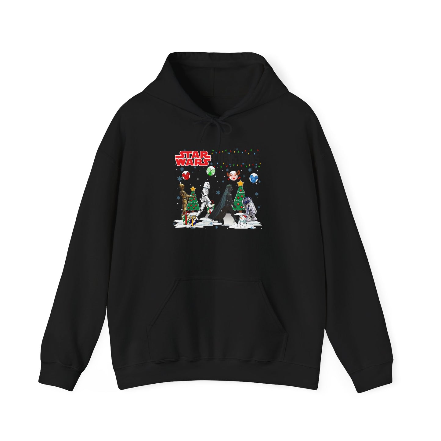 Star Wars Holiday Hoodie — Festive Wampa & Ewok Winter Sweatshirt