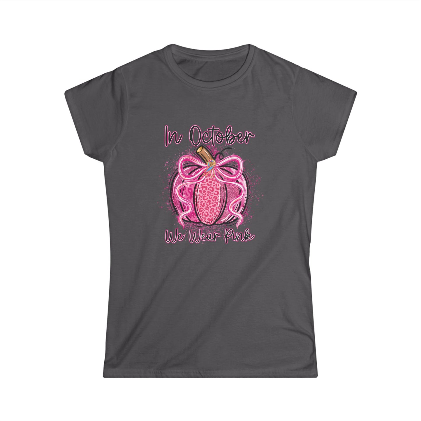 Pink Ribbon Awareness Tee - October Support Shirt, Breast Cancer Awareness Apparel, Gift for Her, Casual Wear, Comfort Tee