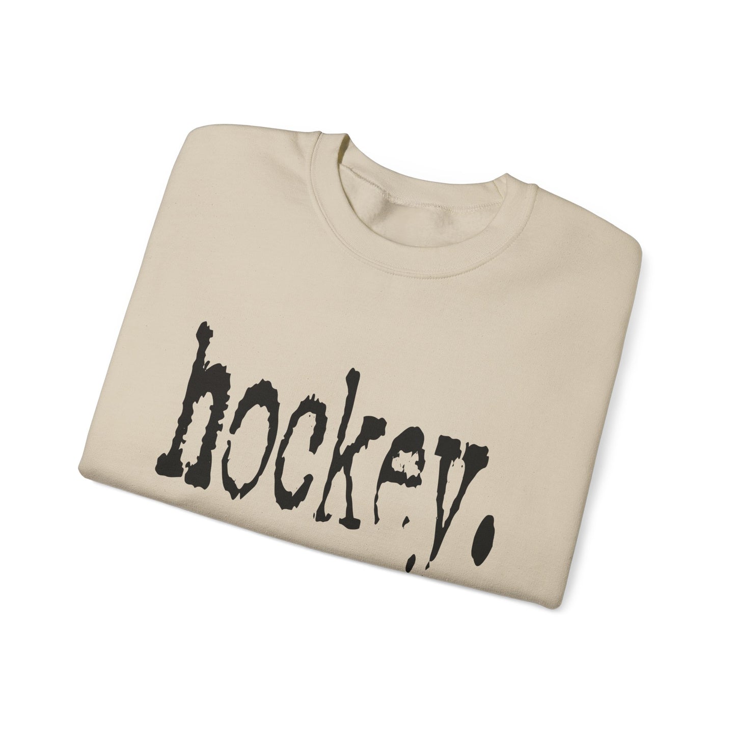 Hockey Sweatshirt, Comfortable Crewneck, Unisex Sports Apparel, Gift for Hockey Fans, Winter Wardrobe Essential