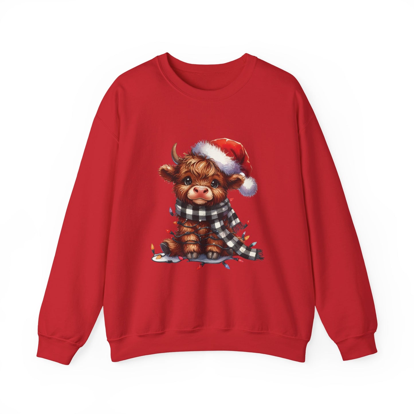 Cute Christmas Cow Sweatshirt