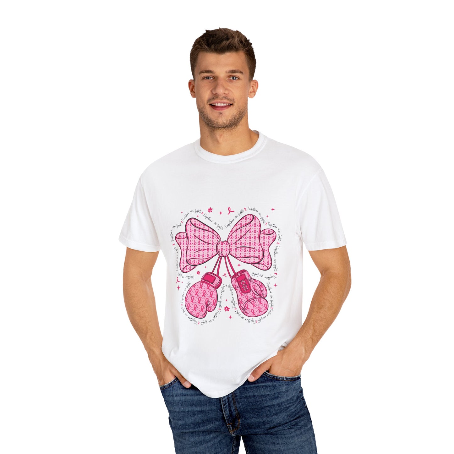 Cute Pink Bow Graphic T-Shirt, Unisex Fashion Tee, Comfy Casual Wear, Gift for Her, Birthday Present, Spring Apparel