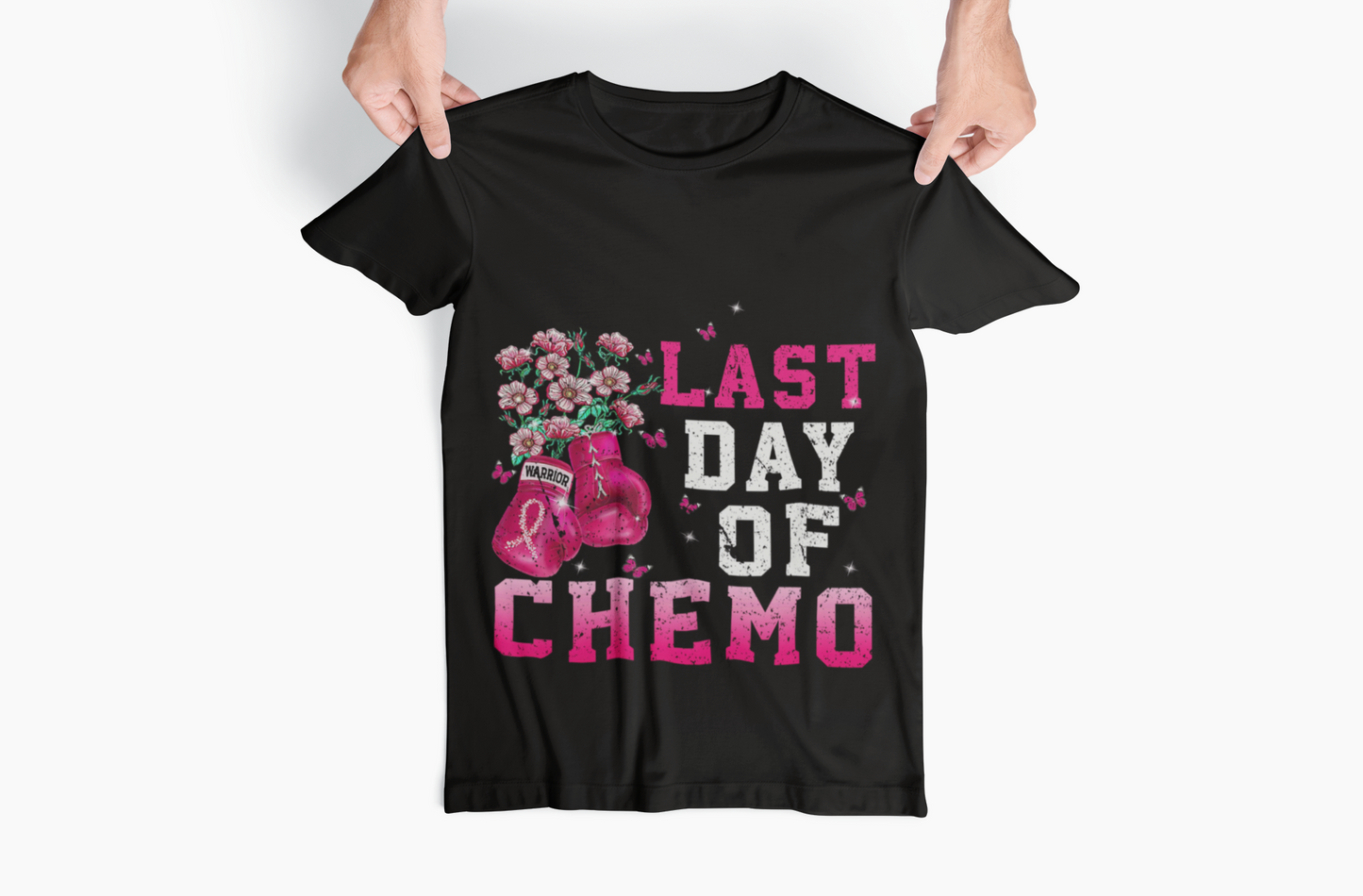 Empowerment Tee - Last Day of Chemo Celebration Shirt, Cancer Survivor Gift, Unisex Supportive Apparel, Inspirational T-Shirt, Pink Ribbon