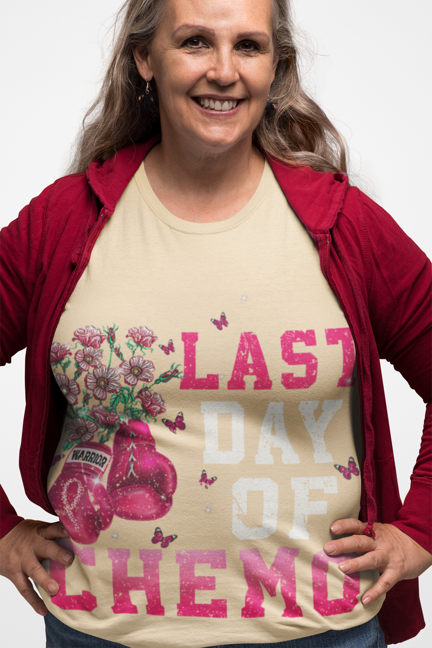 Empowerment Tee - Last Day of Chemo Celebration Shirt, Cancer Survivor Gift, Unisex Supportive Apparel, Inspirational T-Shirt, Pink Ribbon