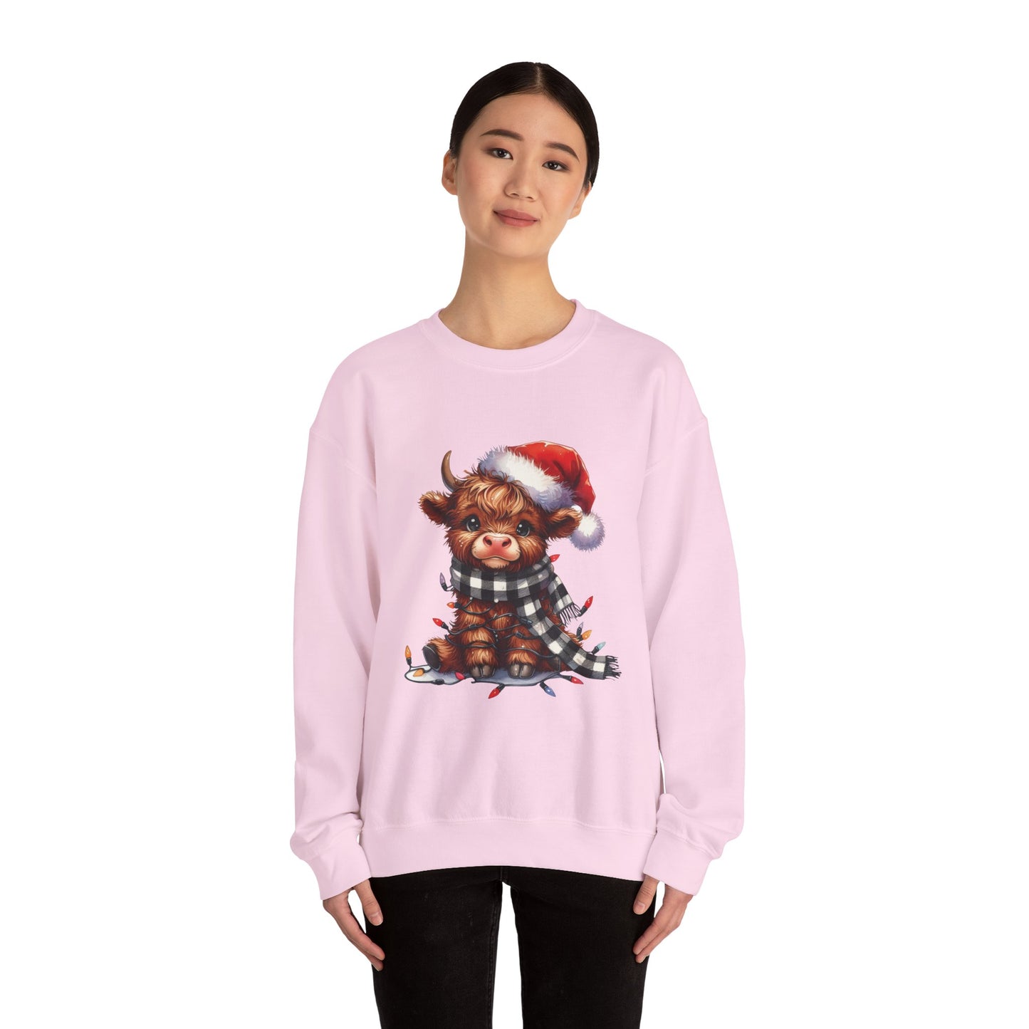 Cute Christmas Cow Sweatshirt