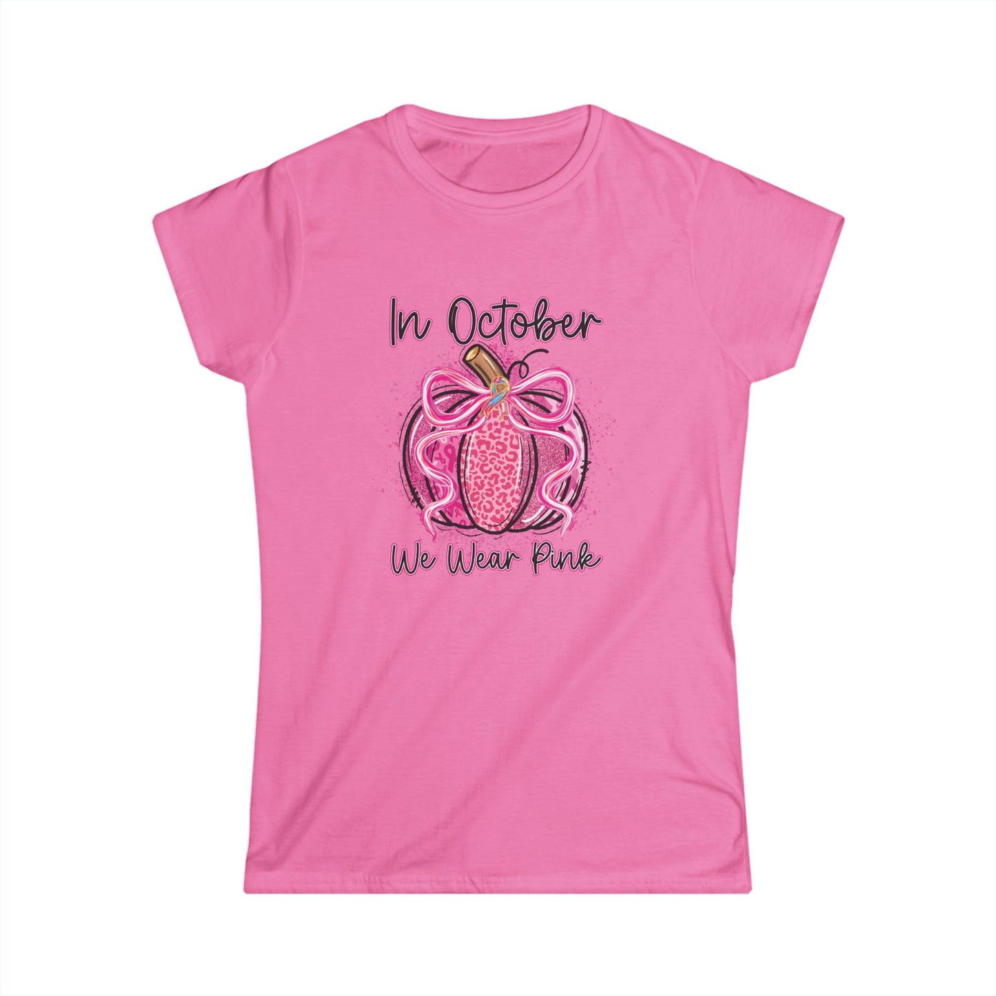 Pink Ribbon Awareness Tee - October Support Shirt, Breast Cancer Awareness Apparel, Gift for Her, Casual Wear, Comfort Tee