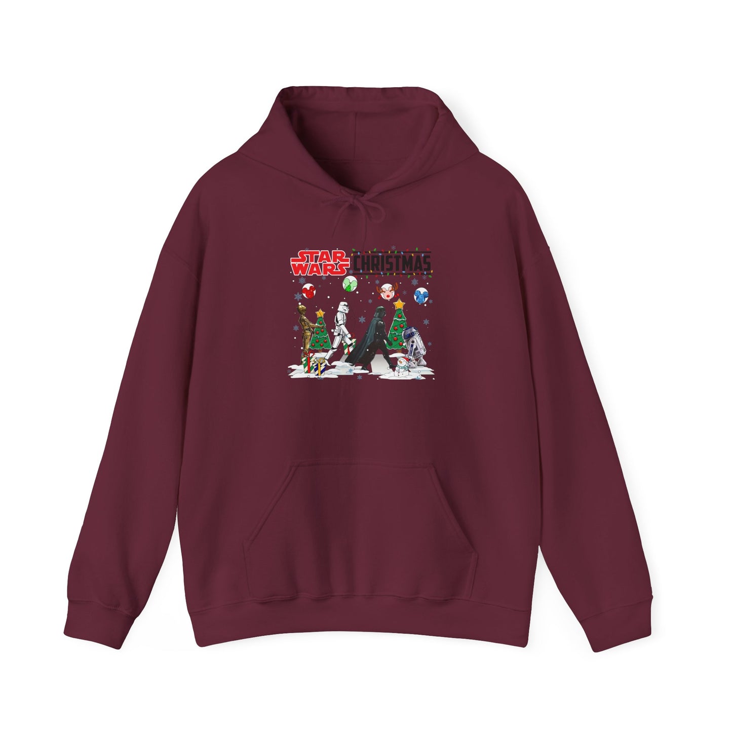 Star Wars Holiday Hoodie — Festive Wampa & Ewok Winter Sweatshirt