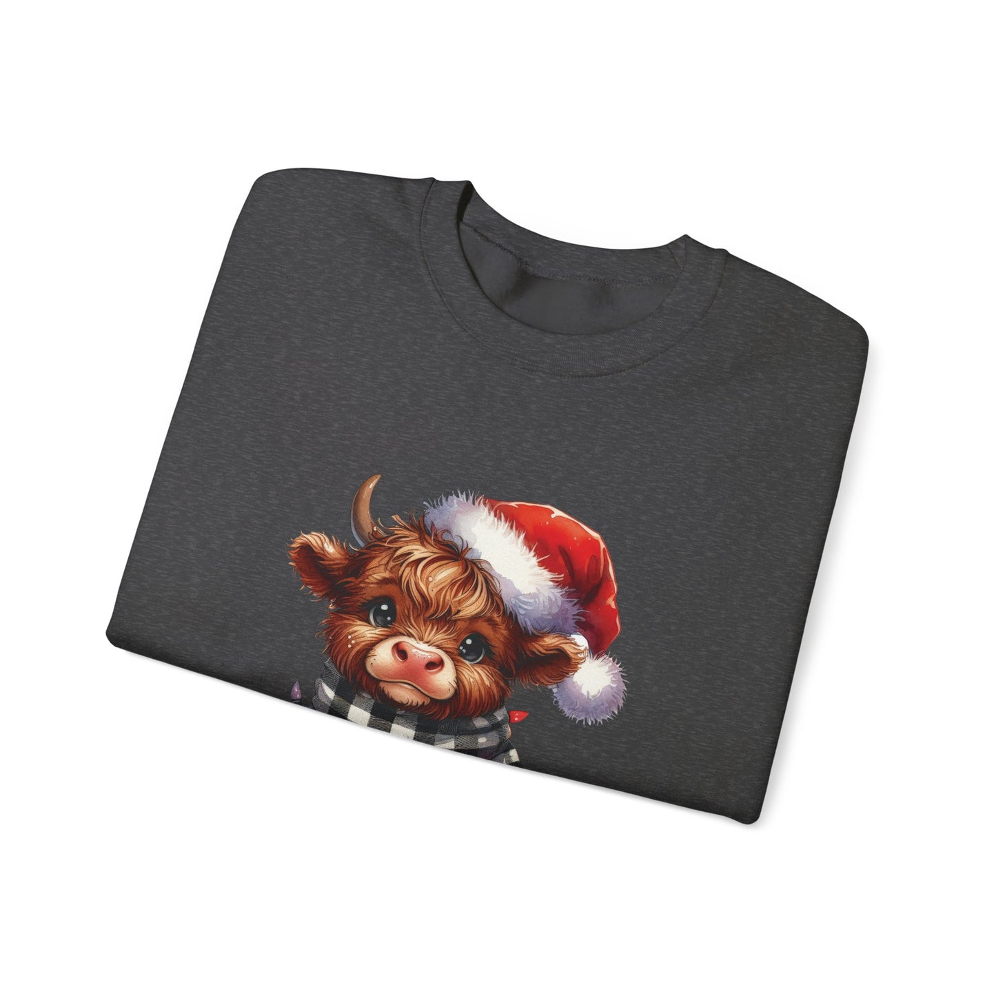 Cute Christmas Cow Sweatshirt