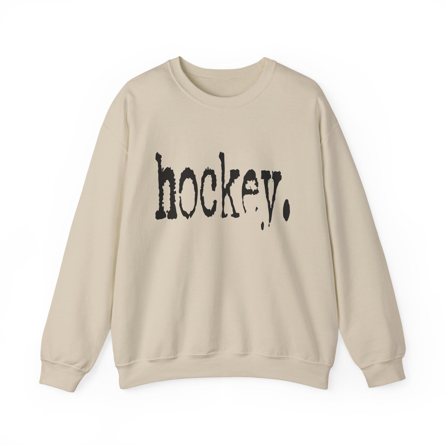 Hockey Sweatshirt, Comfortable Crewneck, Unisex Sports Apparel, Gift for Hockey Fans, Winter Wardrobe Essential