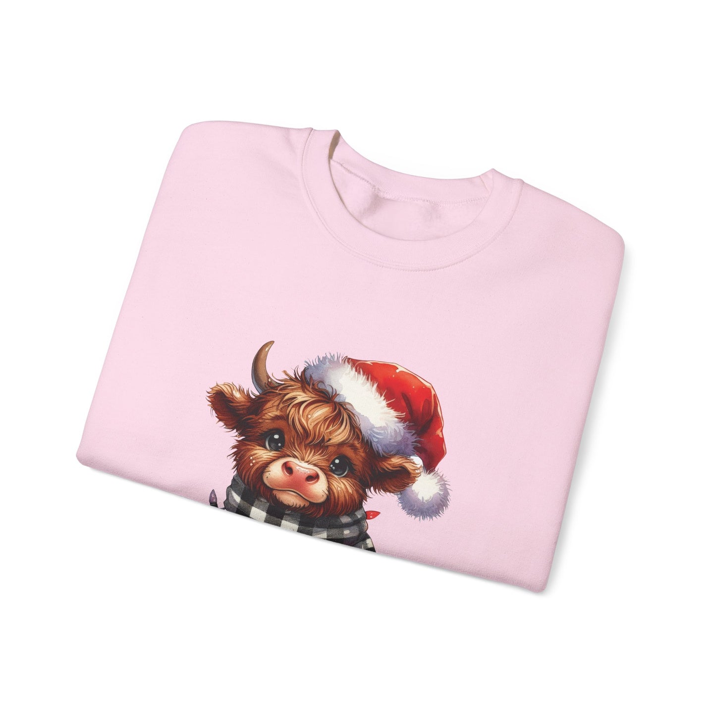 Cute Christmas Cow Sweatshirt
