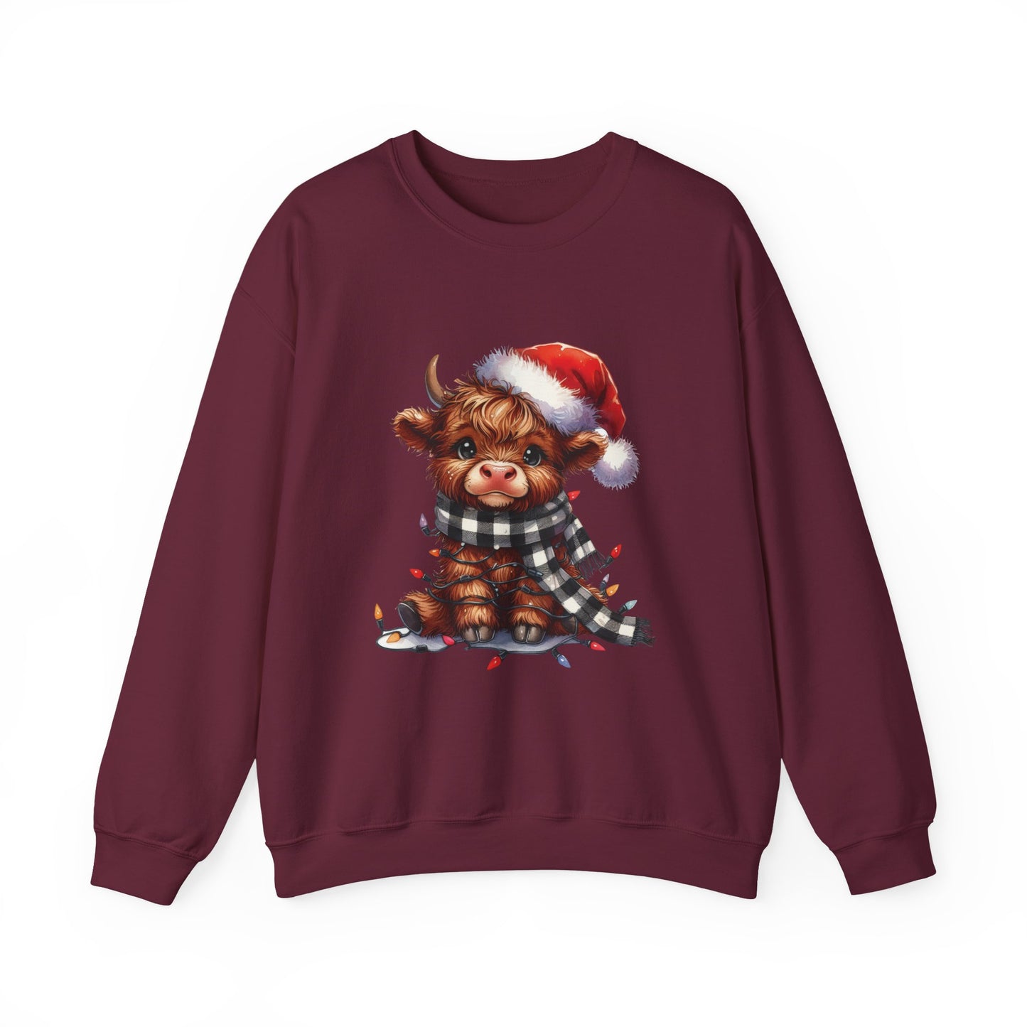 Cute Christmas Cow Sweatshirt