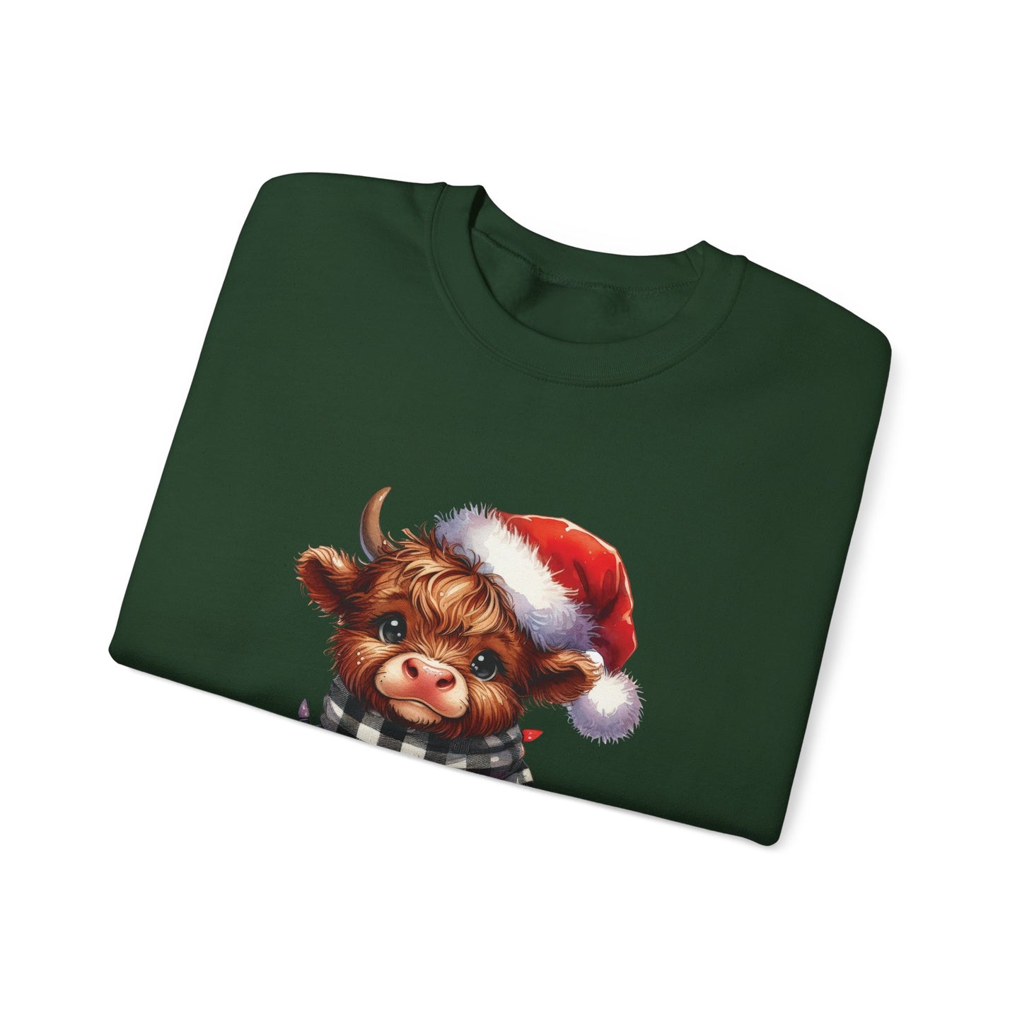 Cute Christmas Cow Sweatshirt
