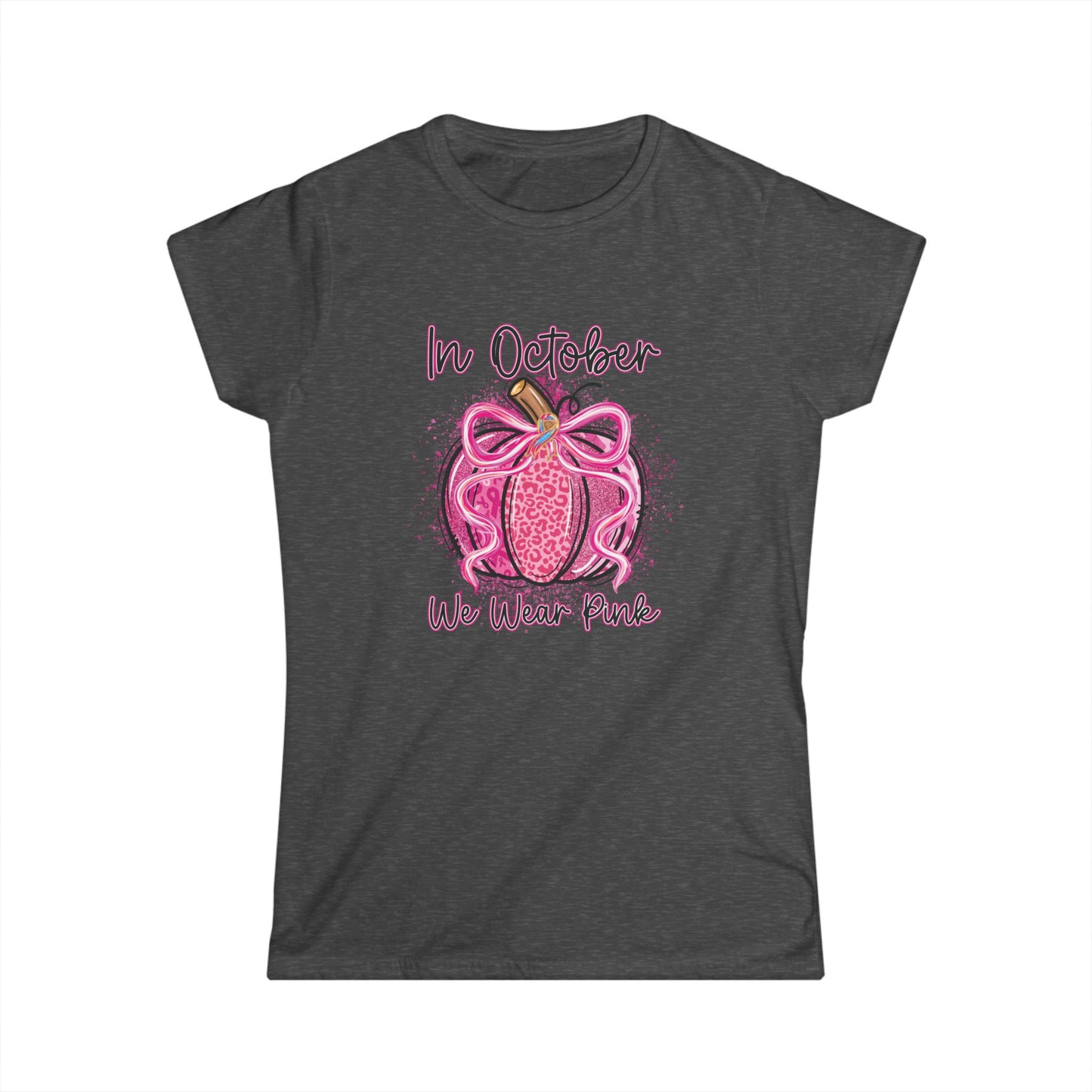Pink Ribbon Awareness Tee - October Support Shirt, Breast Cancer Awareness Apparel, Gift for Her, Casual Wear, Comfort Tee