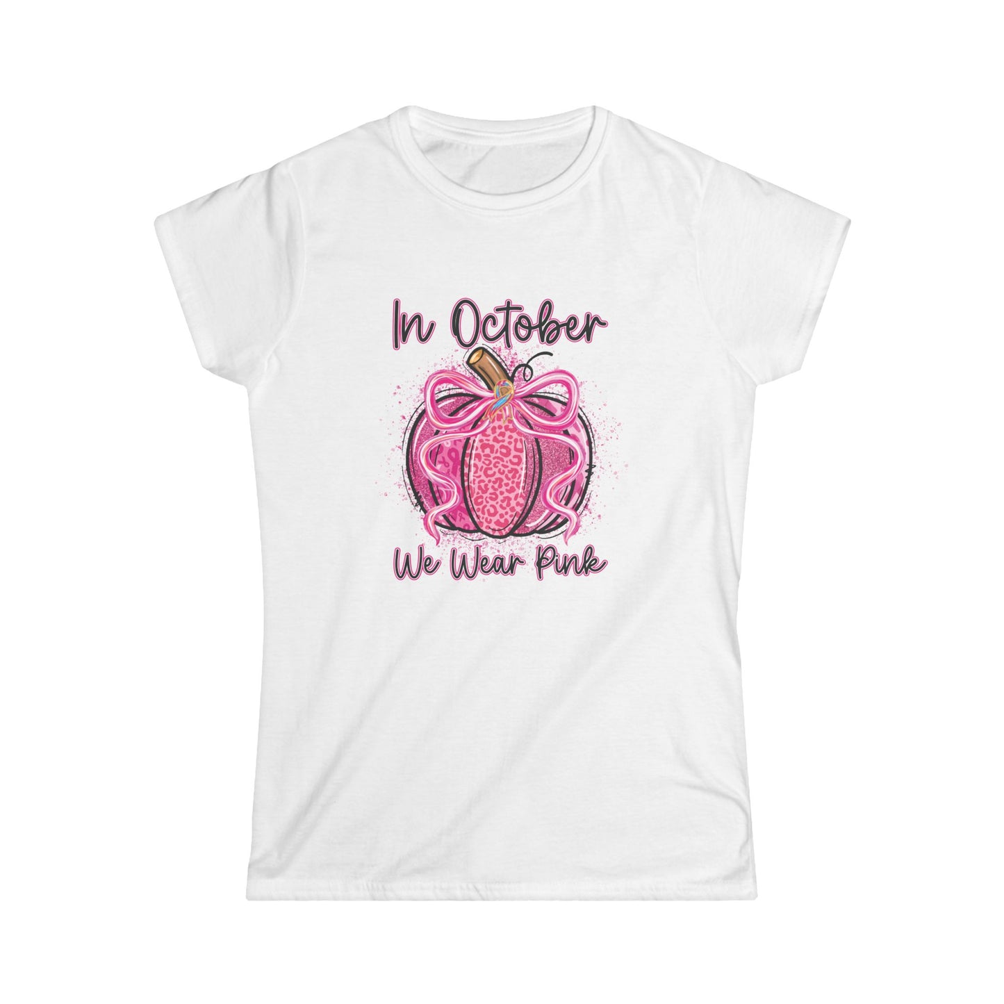 Pink Ribbon Awareness Tee - October Support Shirt, Breast Cancer Awareness Apparel, Gift for Her, Casual Wear, Comfort Tee