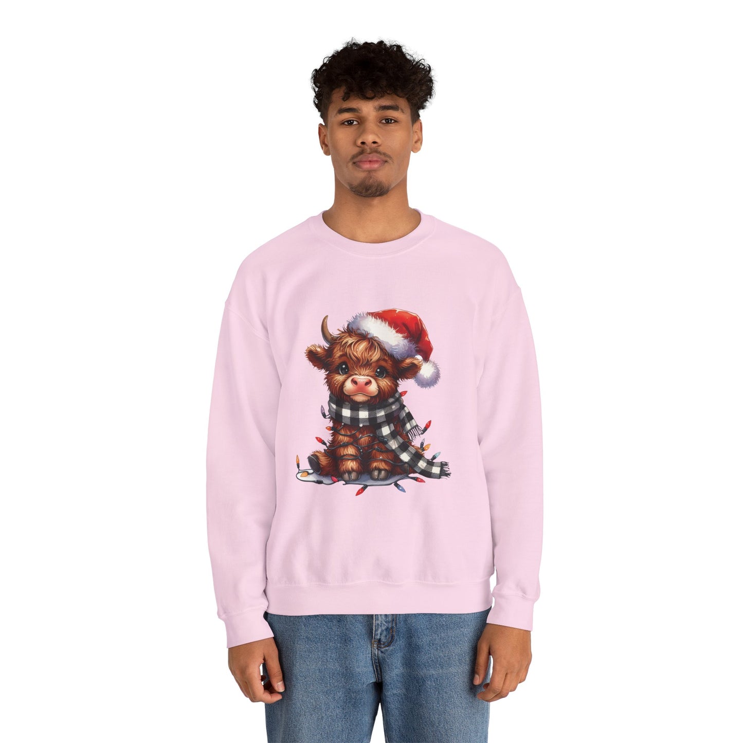 Cute Christmas Cow Sweatshirt