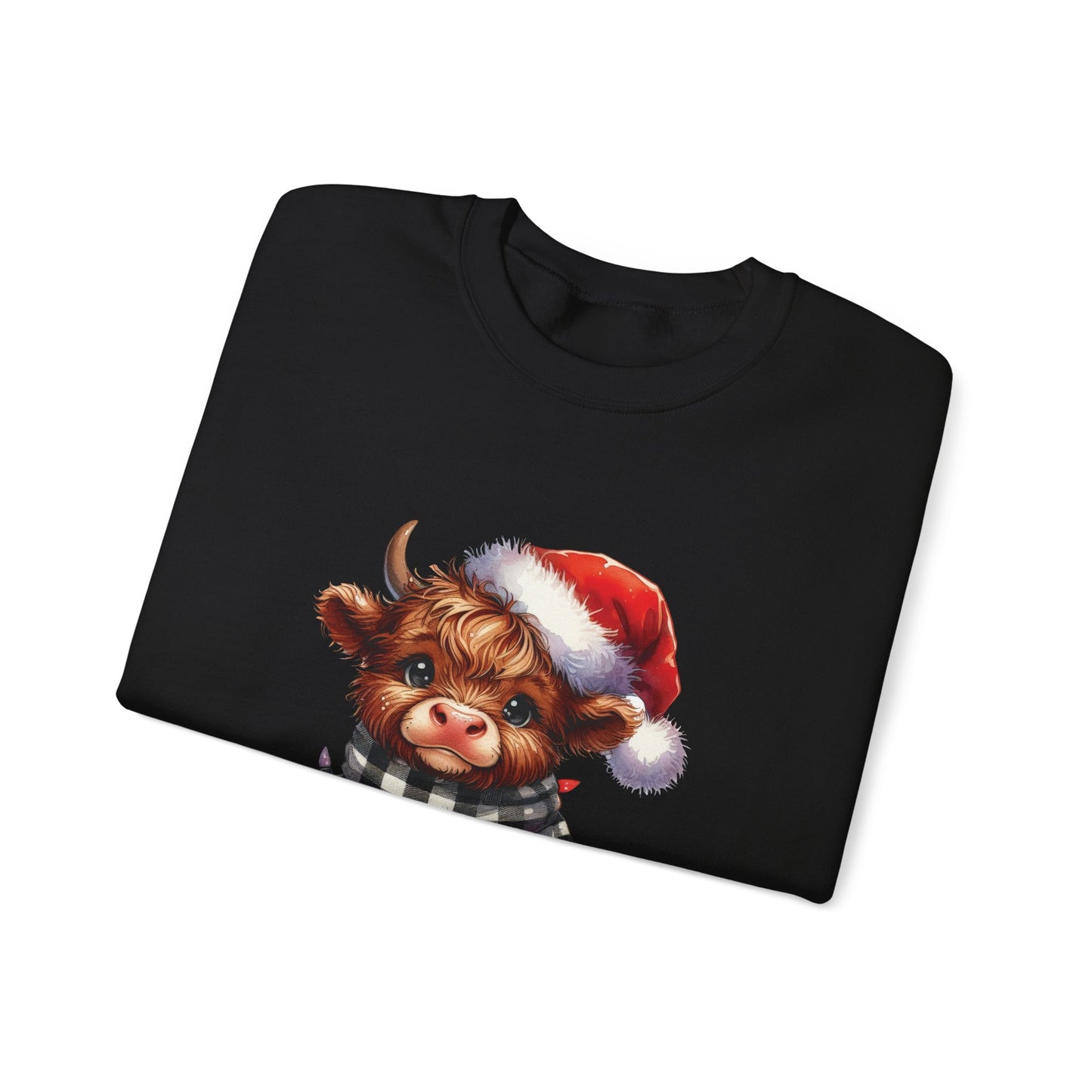 Cute Christmas Cow Sweatshirt