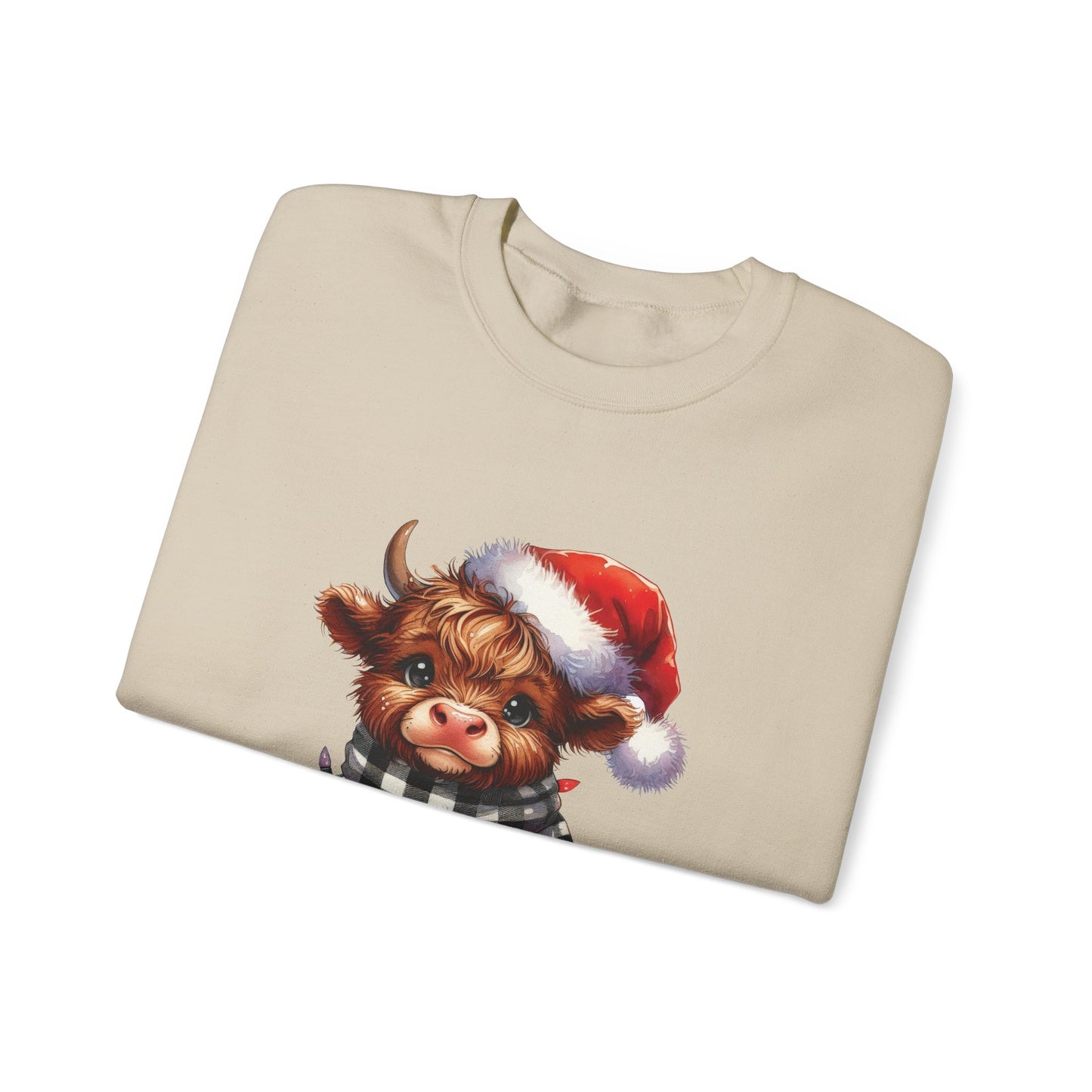 Cute Christmas Cow Sweatshirt
