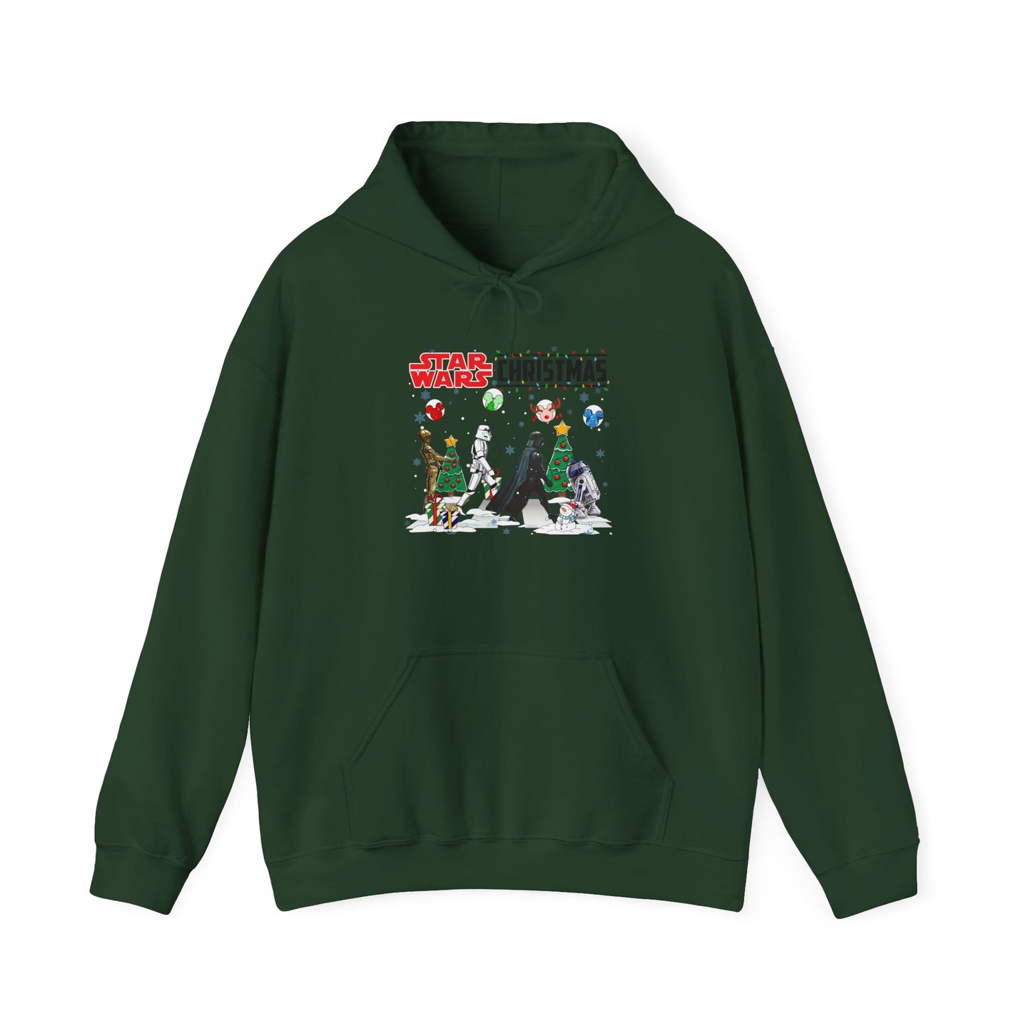 Star Wars Holiday Hoodie — Festive Wampa & Ewok Winter Sweatshirt