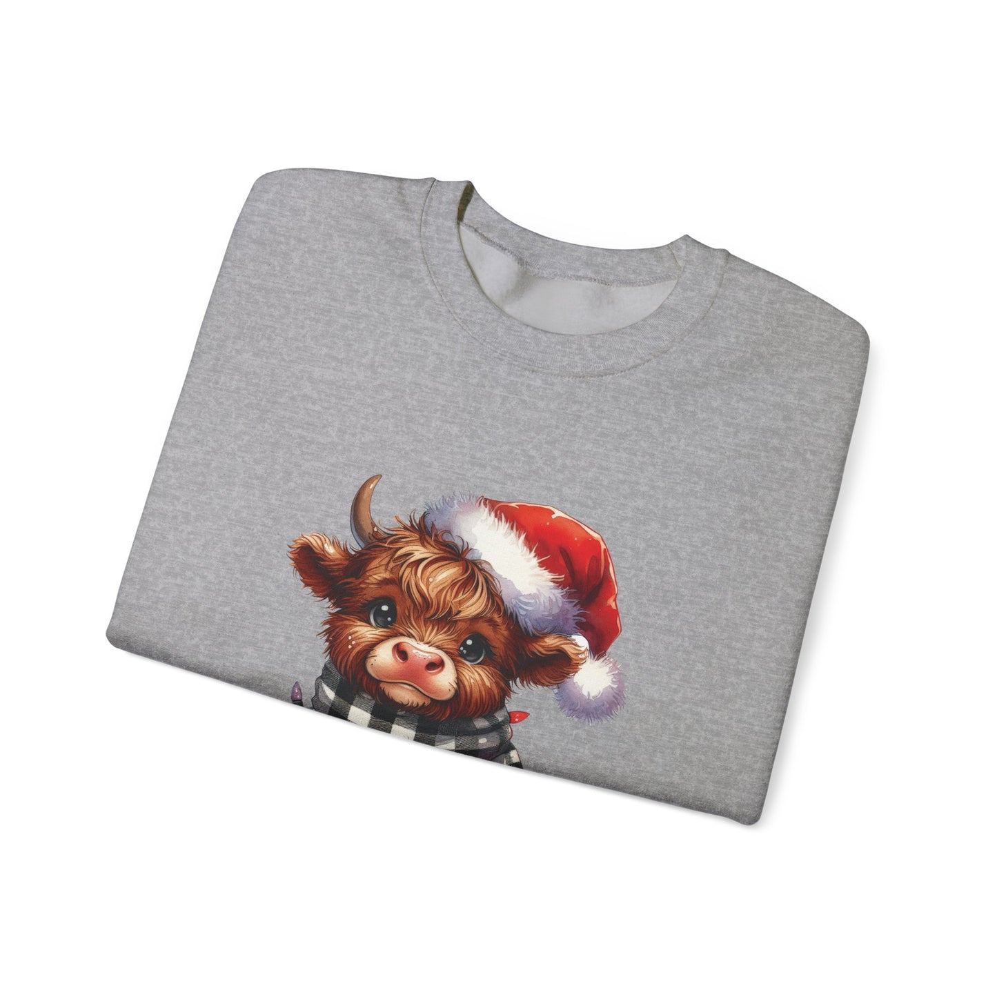 Cute Christmas Cow Sweatshirt