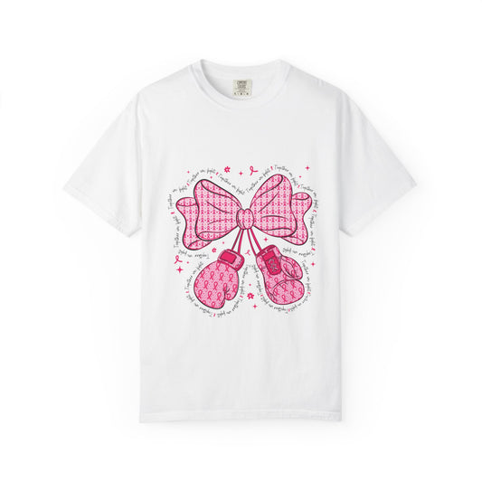 Cute Pink Bow Graphic T-Shirt, Unisex Fashion Tee, Comfy Casual Wear, Gift for Her, Birthday Present, Spring Apparel