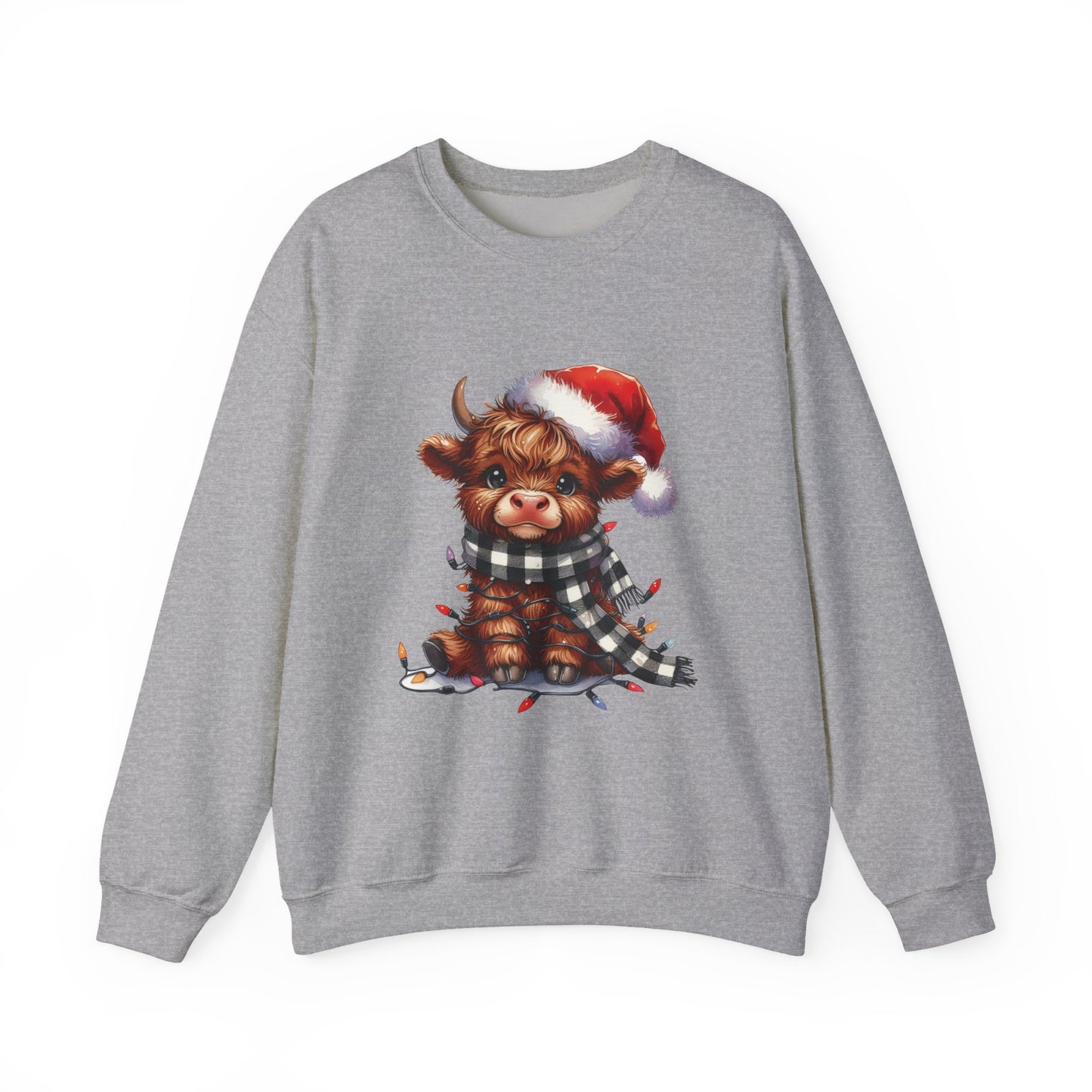 Cute Christmas Cow Sweatshirt