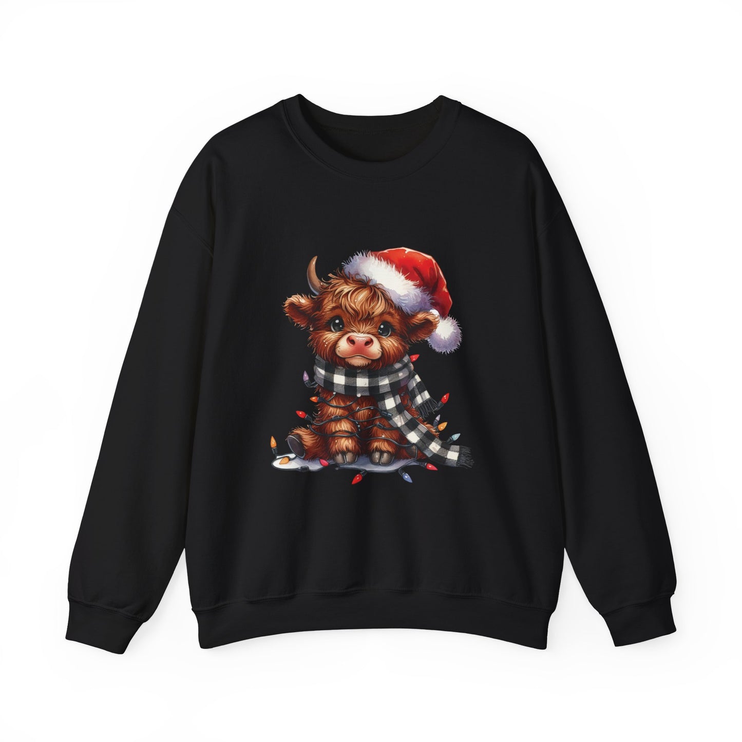 Cute Christmas Cow Sweatshirt